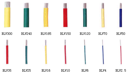 軟線(xiàn)BV、BLV、BVR、BVV、BLVV、BVVB、BLVVB、BV105